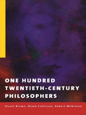 cover image of One Hundred Twentieth-Century Philosophers
